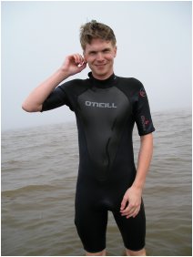 In my sexy wetsuit