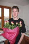 Me with flowers